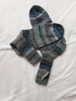 Handgestrickte  Socken  Größe  40/41, blau/grau meliert. Baden-Württemberg - Schwieberdingen Vorschau