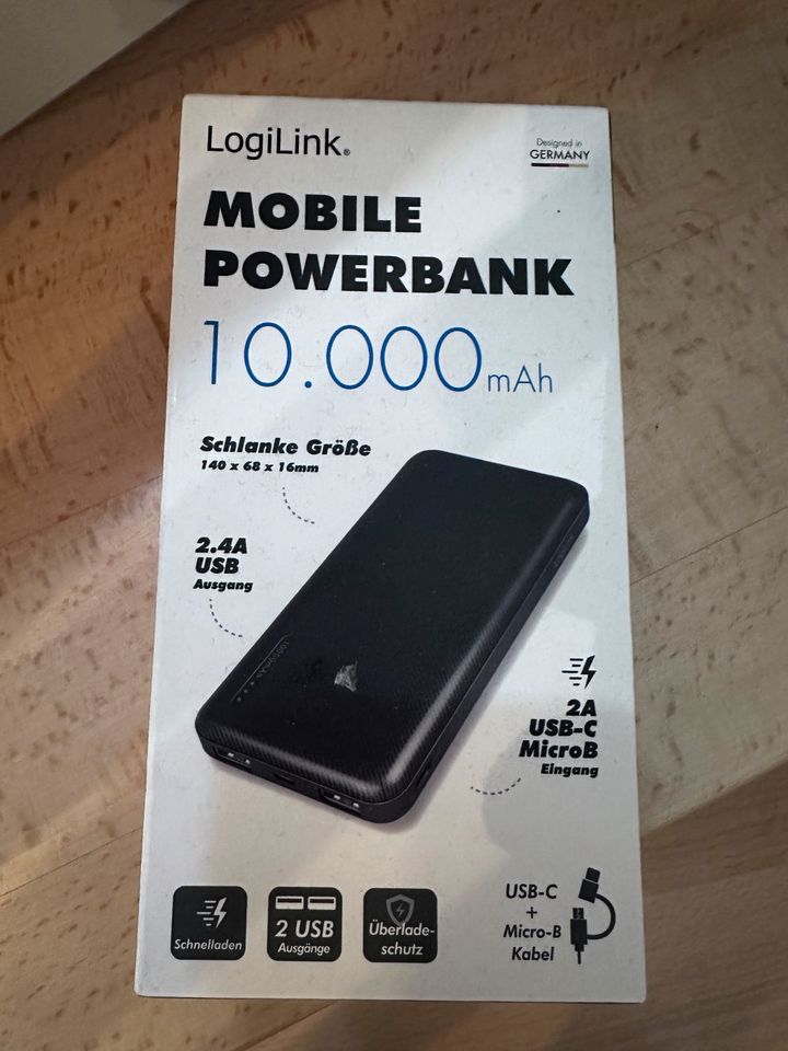 Powerbank Logilink 10.000 mAh USB-C Neu in Ludwigshafen