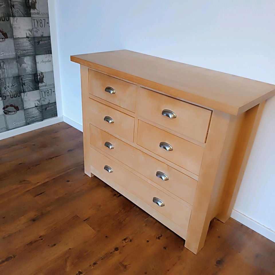 Sideboard Schubladen Schrank Kommode Holz in Salach