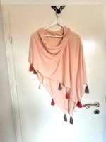 Süßer Jean Pascale Damen Poncho mit Bommeln / Farbe rosé Hessen - Schauenburg Vorschau