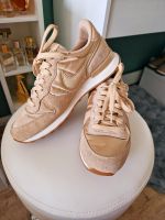 Nike Sneaker Turnschuhe Gr. 37,5 beige Satin Schleswig-Holstein - Lübeck Vorschau