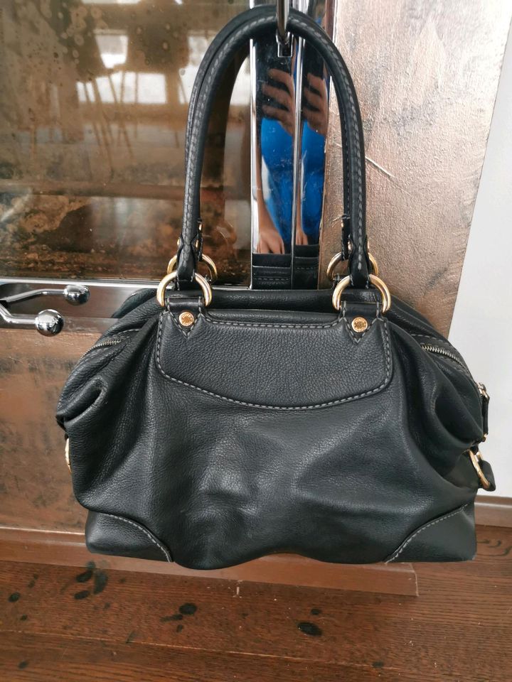 Tod's Vintage Handtasche, Schwarz, Leder in Freilassing