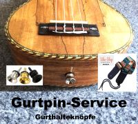 Gurtpin-Service-Gratis  (Gurthalteknöpfe)***NEU***Ukulele-Gitarre Bayern - Großaitingen Vorschau