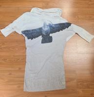 Diesel Kleid Longshirt T Shirtkleid Longsleeves Gr. M weiß grau Berlin - Reinickendorf Vorschau