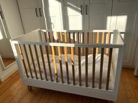 Babybett Kinderbett von Pinolino Pan / massiv Eiche natur weiß Nordrhein-Westfalen - Recklinghausen Vorschau