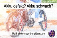 Fahrrad Batterie & Akku | Reparatur Zellentausch | Alle Modelle Nürnberg (Mittelfr) - Oststadt Vorschau