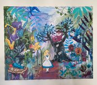 Acrylbild Original  „Alice im Wunderland“ groß Kunst Gemälde Nordrhein-Westfalen - Meerbusch Vorschau