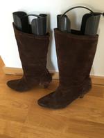Stiefel EDC Esprit Stiefellette braun Wildleder Frankfurt am Main - Ostend Vorschau