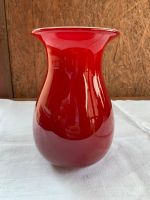 Rote Blumenvase Glas Deko Niedersachsen - Geestland Vorschau