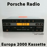 Porsche Becker Europa 2000 Kassette Radio Oldtimer Youngtimer Nordrhein-Westfalen - Gütersloh Vorschau