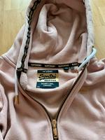 Superdry Sweatjacke Hoodie rosa oversize Gr. 42 / L Walle - Handelshäfen Vorschau