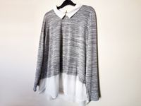 Primark Bluse Hemd 2 in 1 Optik Grau Weiss Neu Berlin - Wilmersdorf Vorschau