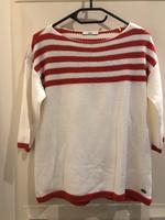 Strick Pullover edc weiß/rot Thüringen - Königsee Vorschau