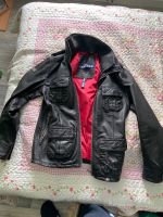 Superdry echtleder Lederjacke M schwarz vintage black Bayern - Hof (Saale) Vorschau