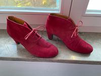 Ankleboots Punps Schnürschuhe Absatz Rot Rauleder Gabor 40 München - Berg-am-Laim Vorschau