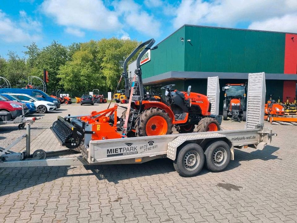 Trecker mit Umkehrfräse mieten leihen Mietpark Westerstede in Westerstede