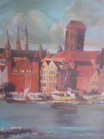 Ölgemälde Danzig von einer renommierten Malerin aus Polen Rheinland-Pfalz - Wörth am Rhein Vorschau
