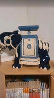 Blumenhocker blau Keramik Elefant Niedersachsen - Westerholt Vorschau