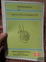 DDR Ersatzteilkatalog Fortschritt Motor D50, Sachsen - Pulsnitz Vorschau