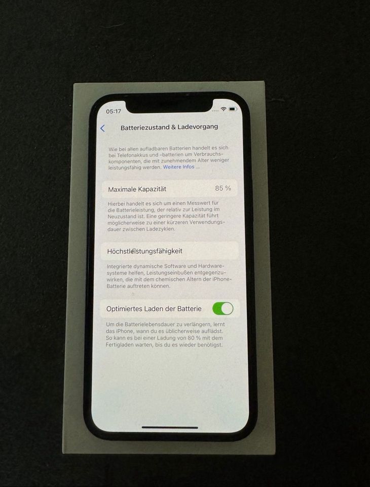 iPhone 12 mini schwarz 128 GB mit OVP Akku 85 % mit Schutzhülle in Wildeshausen