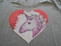 Einhorn T- Shirt mit Wendepailletten, Gr. L, Neuwertig Baden-Württemberg - Königsbach-Stein  Vorschau