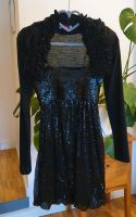 Schwarzes Minikleid Pailettenkleid mit Bolero XXS Nordrhein-Westfalen - Erkrath Vorschau