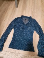 Bluse, blau mit Muster, durchsichtig Nordrhein-Westfalen - Lotte Vorschau