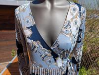 Wickelkleid, Plissee, Ornamente von Chiara Forthi Milano Sachsen - Grünhain-Beierfeld  Vorschau