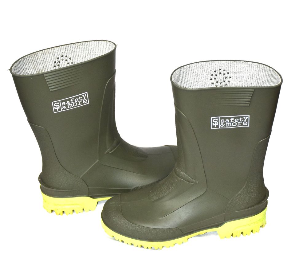 Damen safety & more Mega Gummistiefel livgrün-grün Gr. 38 in Herleshausen