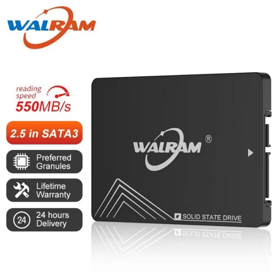 Walram SSD 1TB Laufwerk Sata Festplatte 2,5 Extern Solid-State in Schwerte