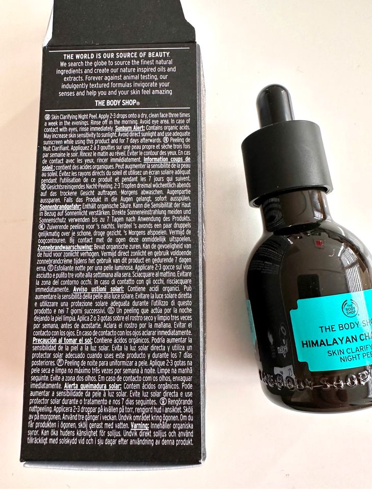 The Body Shop Himalayan Charcoal Skin clarifying Night Peel 30ml in Bonn