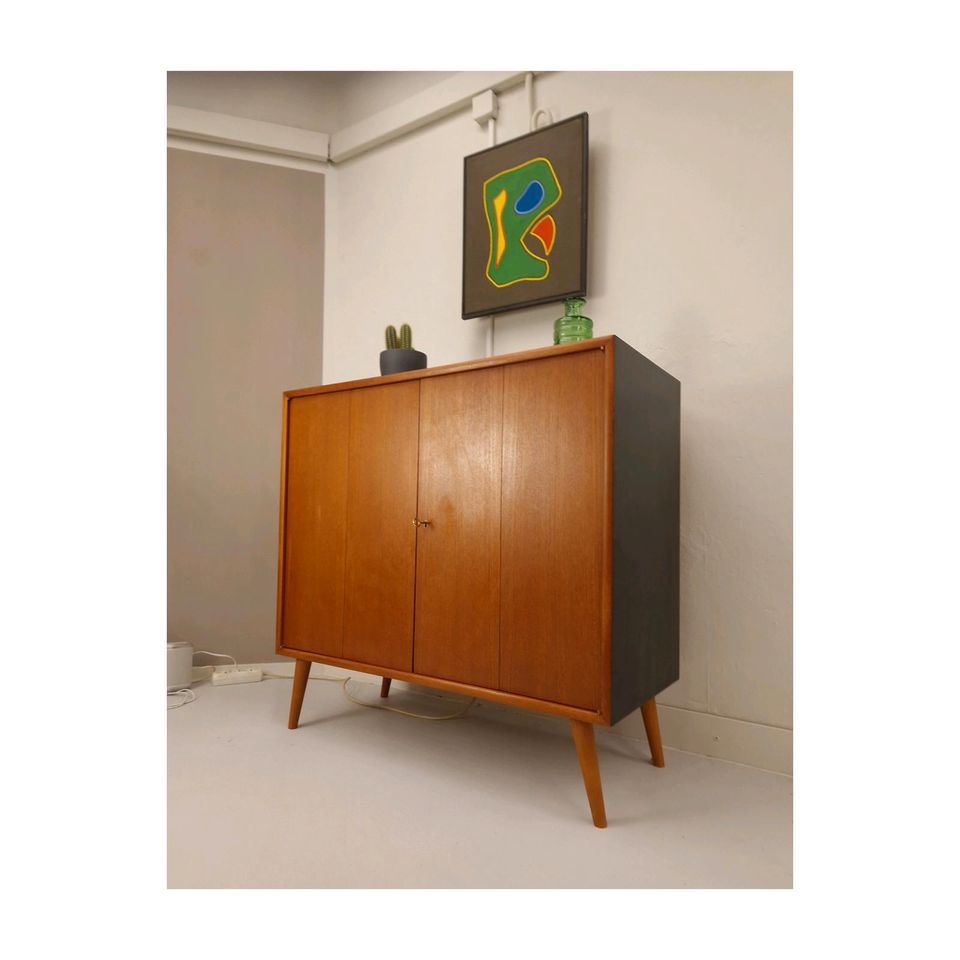 Vintage Teak Sideboard 60er 70er Kommode Anrichte in Solingen