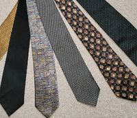 4 verschiedene italienische Marken Krawatten, schwarze Krawatte Hamburg-Nord - Hamburg Winterhude Vorschau