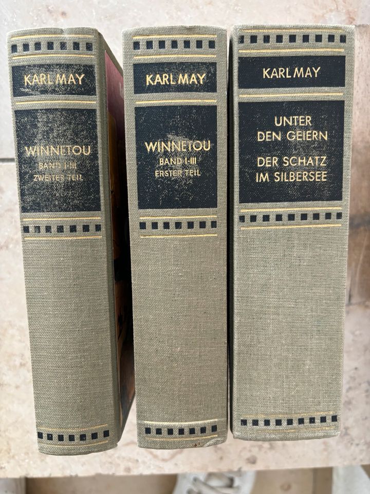 3 Karl May Bücher 1962 in Kolbermoor