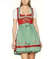 NEU Dirndl Kleid rot/grün für Oktoberfest Größe 40 Niedersachsen - Helmstedt Vorschau