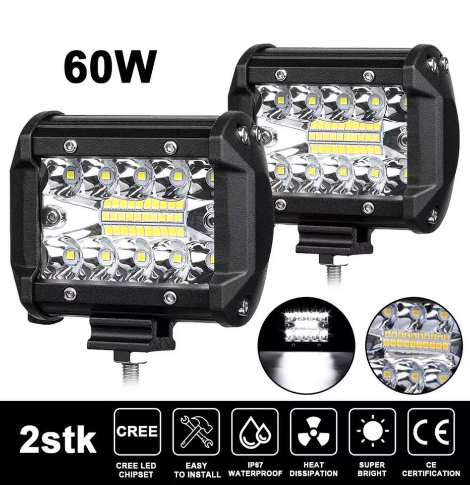 2x 60W LED Arbeitsscheinwerfer Offroad Scheinwerfer 12V 24V in Hessen -  Bebra | Gebrauchte Agrarfahrzeuge kaufen | eBay Kleinanzeigen ist jetzt  Kleinanzeigen