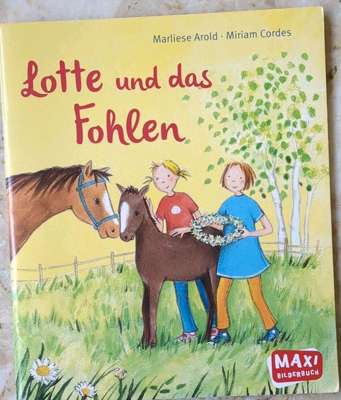 Lotte und das Fohlen, Maxi Buch, ab 4 Jahren, Pferde, Kinderbuch in Kittlitz