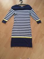 Hübsches Strick-Kleid Größe S neuwertig gestreift marine knielang Nordrhein-Westfalen - Dormagen Vorschau