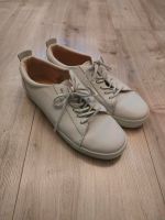 H&M Premium Leder Sneaker weiß Gr. 38 Hessen - Espenau Vorschau