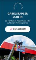 Gabelstapler-, Hubarbeitsbühnen- Kran-, Teleskopladerschein Niedersachsen - Neuenhaus Vorschau