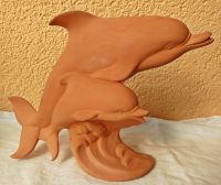 Delphine Delfin Terrakotta Figur Terracotta Meer Mediterran Deko Baden-Württemberg - Graben-Neudorf Vorschau