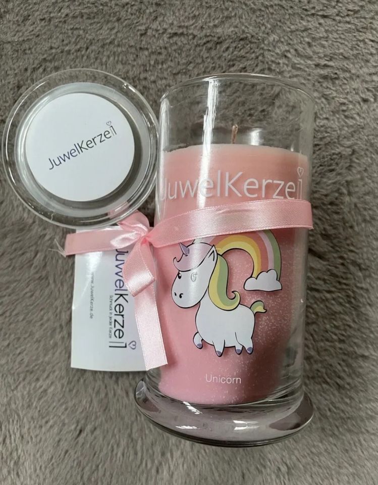 Juwelkerze Unicorn neu ungebrannt mit Ring Str in Hamburg