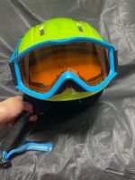 Black crevice Skihelm mit Uvex Brille 48-52 Bayern - Vaterstetten Vorschau