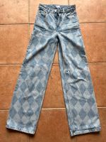 Jeans Wide leg 90‘s Bershka Gr. XS 32 34 Rauten Bremen-Mitte - Bahnhofsvorstadt  Vorschau