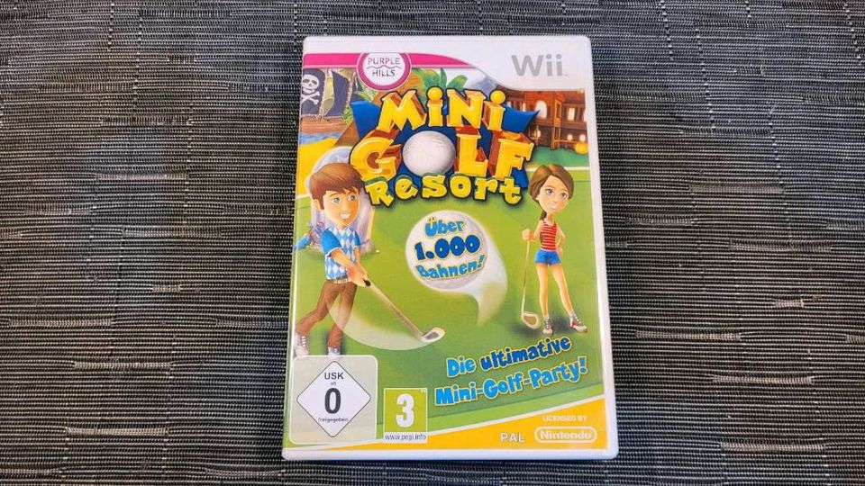 2x Wii Spiel Nintendo Minigolf Tischtennis in Geldern