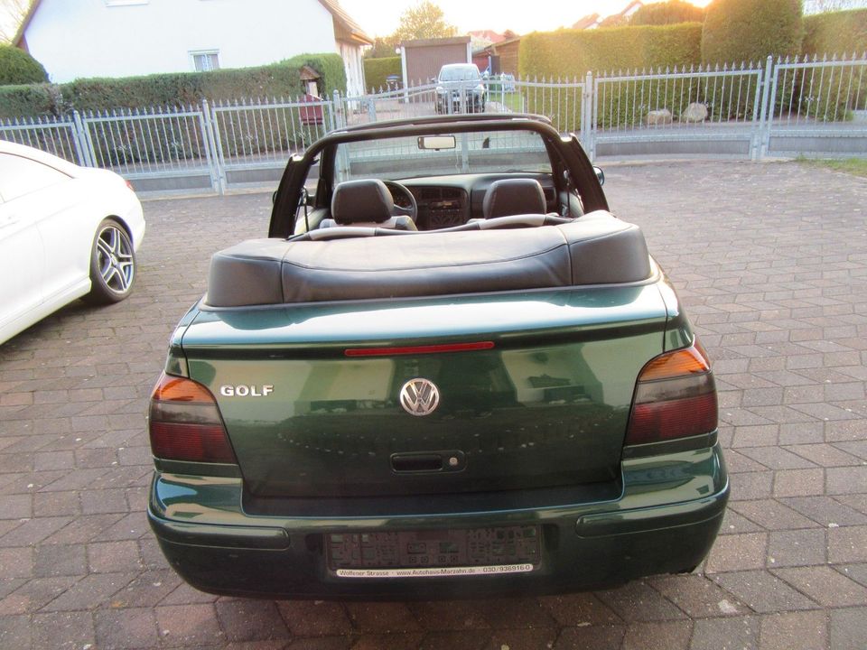 Volkswagen Golf Cabrio SHZ guter Zustand LEDER in Brehna