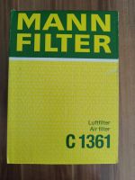 MANN Luftfilter C1361, neu, OVP!!! Nordrhein-Westfalen - Hemer Vorschau