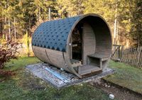 Fasssauna mit Holzofen Quadro Cube Gartensauna Außensauna Schleswig-Holstein - Neumünster Vorschau