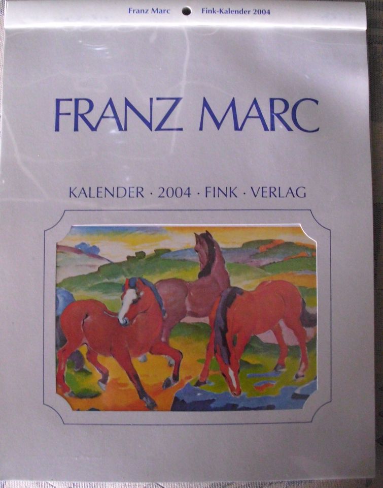 Kunsteinsteckkalender 2004,Kandinsky/Marc/Klee/Tunisreise, unbenu in Breuberg