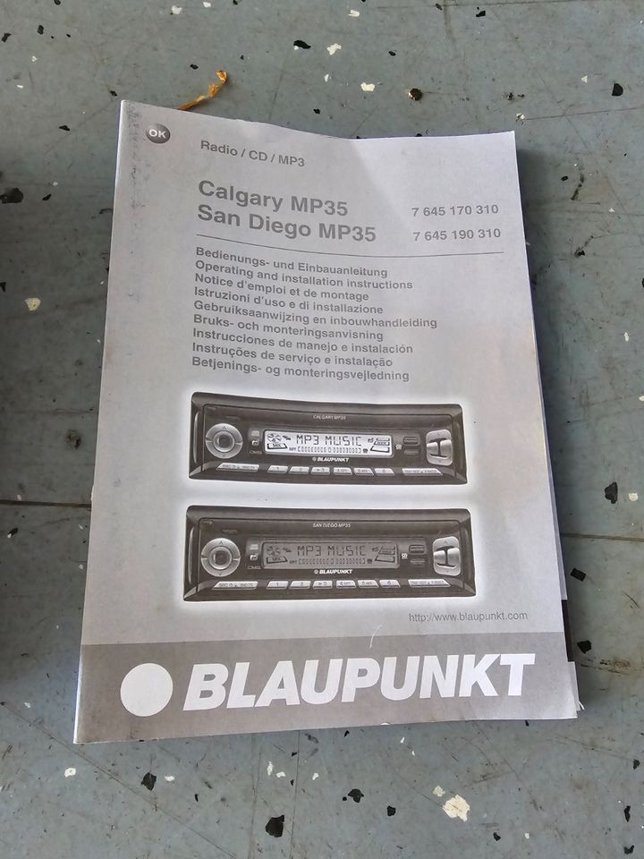 NEU Autoradio Radio CD MP3 original verpackt Blaupunkt MP35 in Löhne